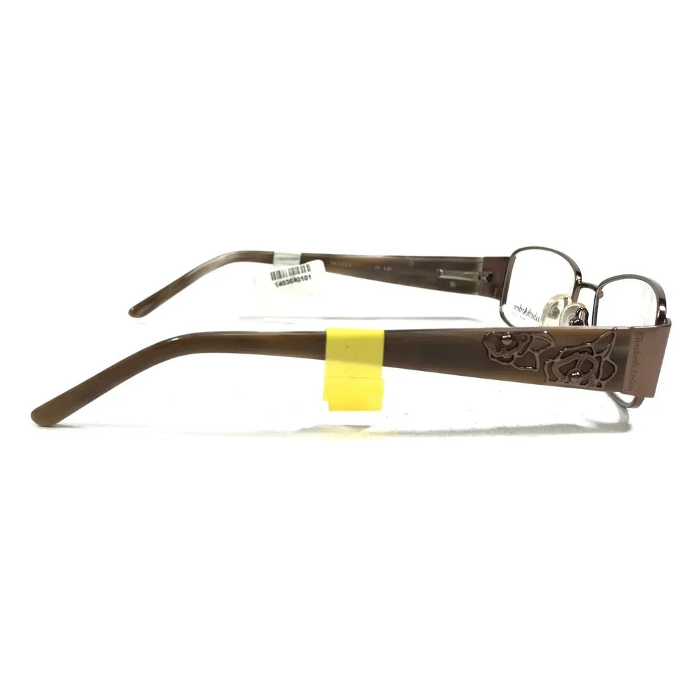 Elizabeth Arden EA1111-2 Eyeglasses Frames Brown Rectangular Full Rim 51-17-130